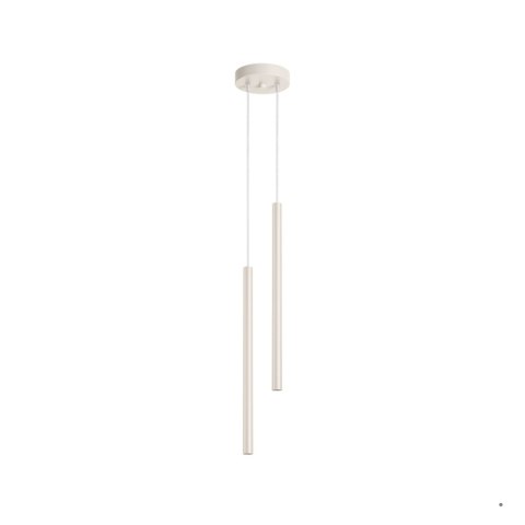 Sollux Lighting Lampa wisząca PASTELO 2 beżowa