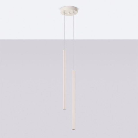 Sollux Lighting Lampa wisząca PASTELO 2 beżowa