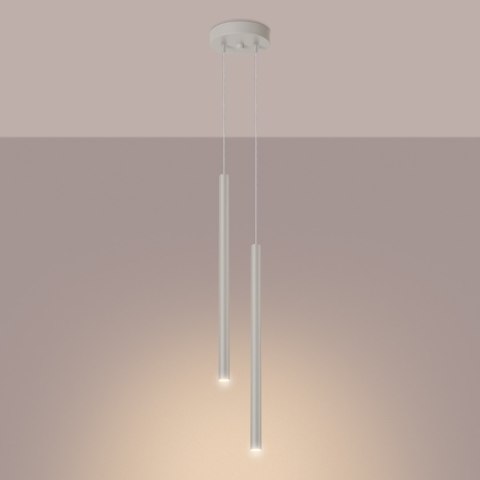 Sollux Lighting Lampa wisząca PASTELO 2 beżowa