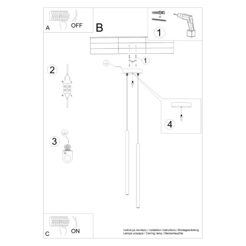 Sollux Lighting Lampa wisząca PASTELO 2 zielona oliwka