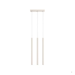 Sollux Lighting Lampa wisząca PASTELO 3 beżowa