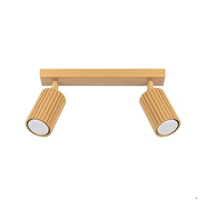 Sollux Lighting Plafon KARBON 2 złoty