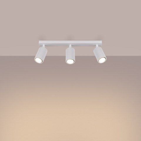 Sollux Lighting Plafon KARBON 3L biały
