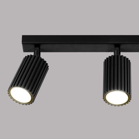 Sollux Lighting Plafon KARBON 3L czarny