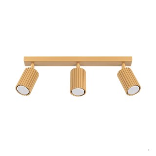 Sollux Lighting Plafon KARBON 3L złoty