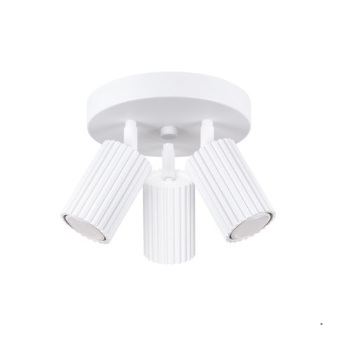 Sollux Lighting Plafon KARBON 3P biały