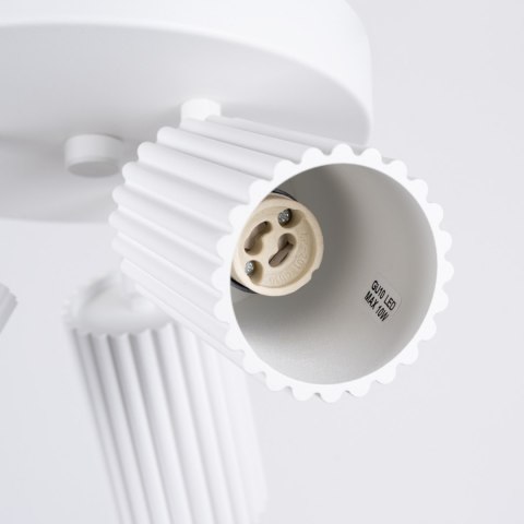 Sollux Lighting Plafon KARBON 3P biały
