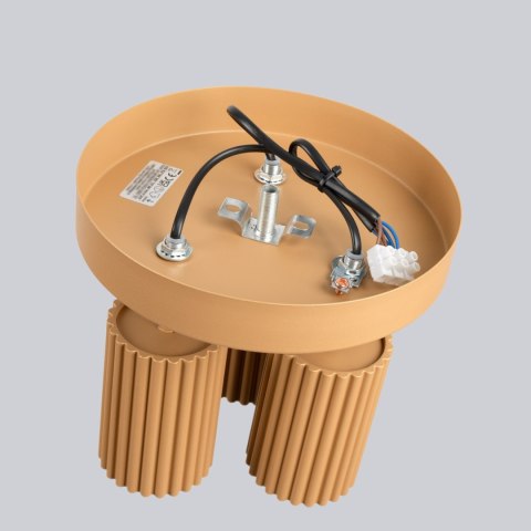 Sollux Lighting Plafon KARBON 3P złoty