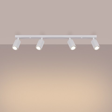 Sollux Lighting Plafon KARBON 4L biały