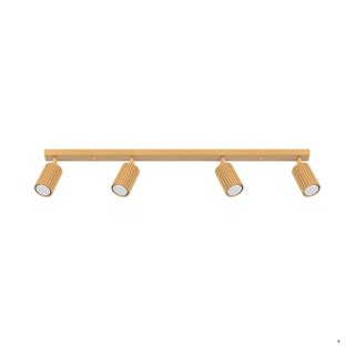 Sollux Lighting Plafon KARBON 4L złoty