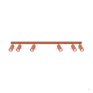 Sollux Lighting Plafon RING 6L ochra czerwona