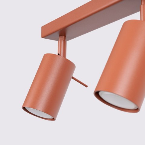 Sollux Lighting Plafon RING 6L ochra czerwona