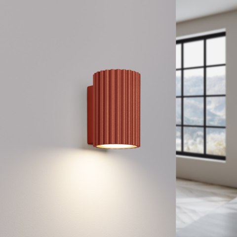 Sollux Lighting Kinkiet KARBON 10 ochra czerwona