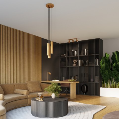 Sollux Lighting Kinkiet KARBON 20 złoty