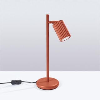 Sollux Lighting Lampa biurkowa KARBON ochra czerwona