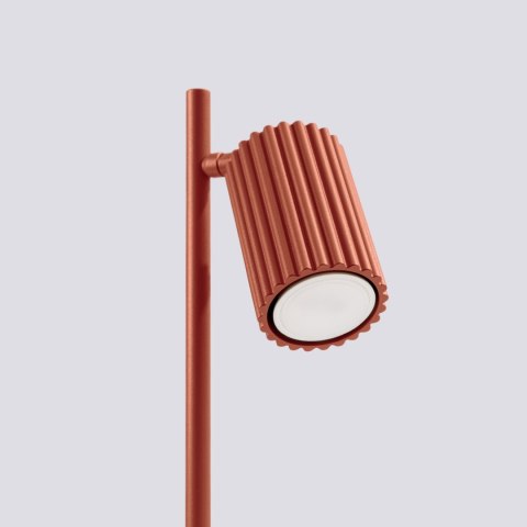Sollux Lighting Lampa biurkowa KARBON ochra czerwona
