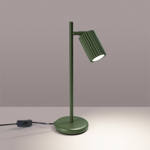 Sollux Lighting Lampa biurkowa KARBON zielona oliwka