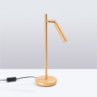 Sollux Lighting Lampa biurkowa PASTELO złota