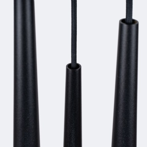 Sollux Lighting Lampa wisząca BLISS 3P czarna