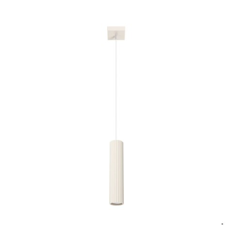 Sollux Lighting Lampa wisząca KARBON 1 beżowy