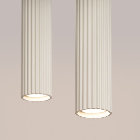 Sollux Lighting Lampa wisząca KARBON 2 beżowy