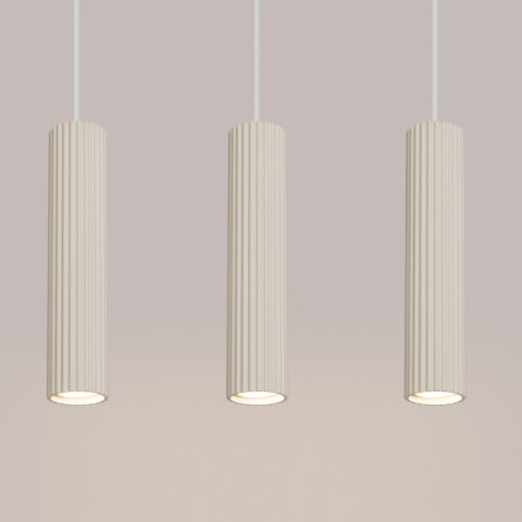 Sollux Lighting Lampa wisząca KARBON 3L beżowy
