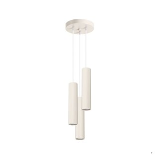 Sollux Lighting Lampa wisząca KARBON 3P beżowy