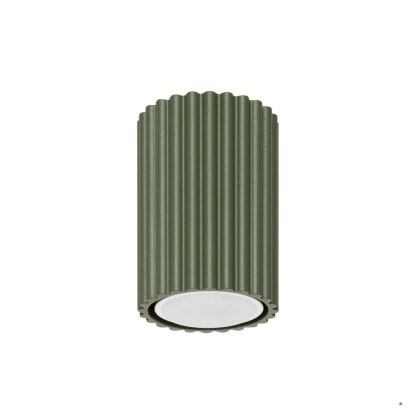 Sollux Lighting Plafon KARBON 10 zielony oliwkowy