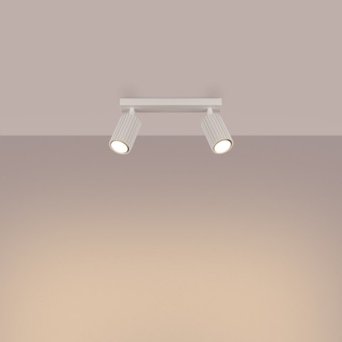 Sollux Lighting Plafon KARBON 2 beżowy