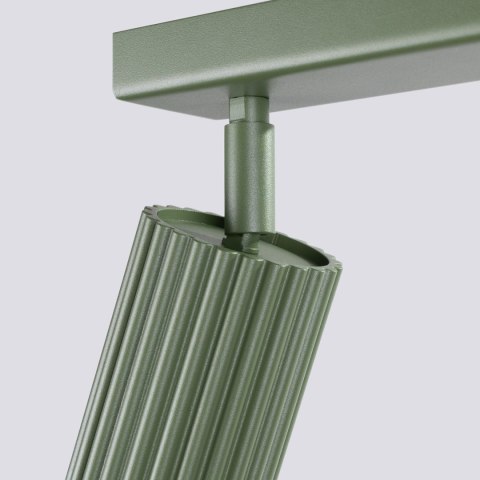 Sollux Lighting Plafon KARBON 2 zielony oliwkowy