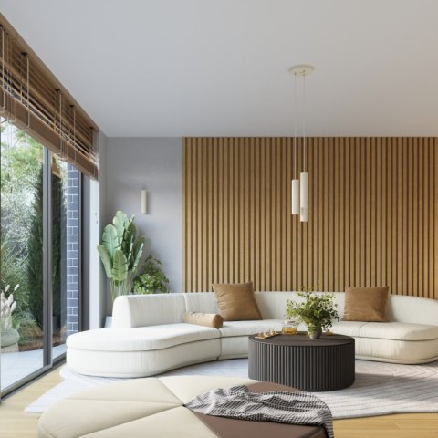 Sollux Lighting Plafon KARBON 3L beżowy