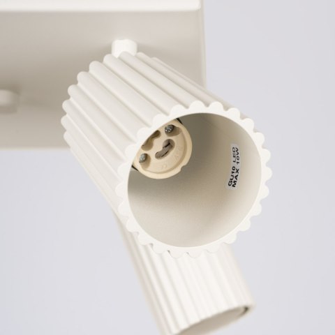 Sollux Lighting Plafon KARBON 4 beżowy
