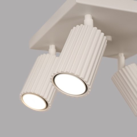 Sollux Lighting Plafon KARBON 4 beżowy