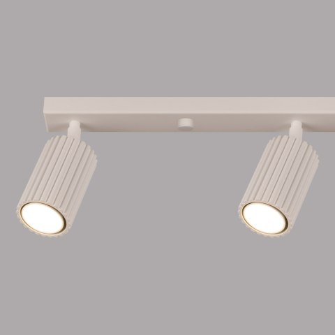 Sollux Lighting Plafon KARBON 4L beżowy