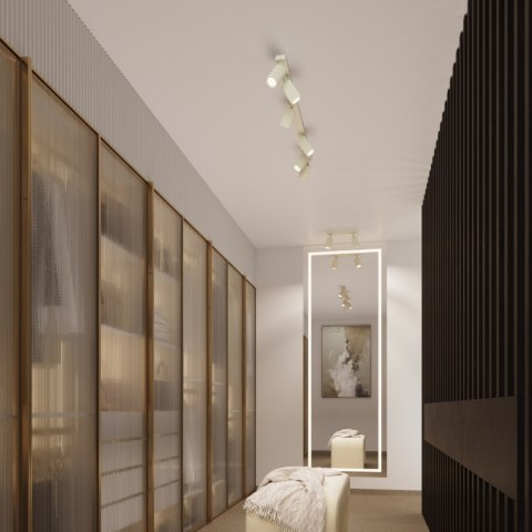 Sollux Lighting Plafon KARBON 60 beżowy