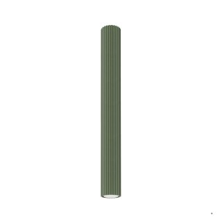 Sollux Lighting Plafon KARBON 60 zielony oliwkowy