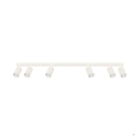 Sollux Lighting Plafon KARBON 6L beżowy