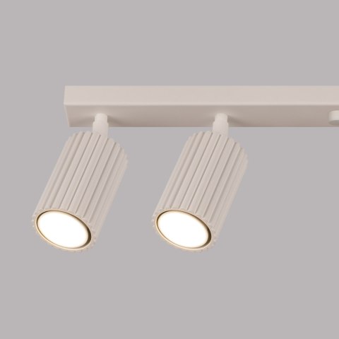 Sollux Lighting Plafon KARBON 6L beżowy