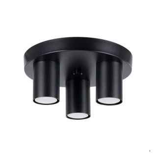 Sollux Lighting Plafon LAGOS 3P czarny