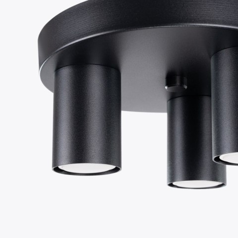 Sollux Lighting Plafon LAGOS 3P czarny