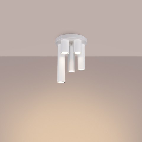 Sollux Lighting Plafon LAGOS 5P biały