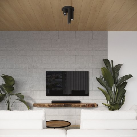 Sollux Lighting Plafon LAGOS 5P czarny