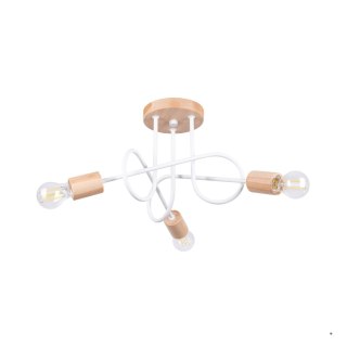Sollux Lighting Żyrandol EMBER 3 biały