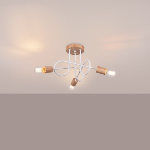 Sollux Lighting Żyrandol EMBER 3 biały