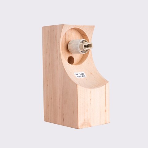 Sollux Lighting Kinkiet BULBO naturalne drewno