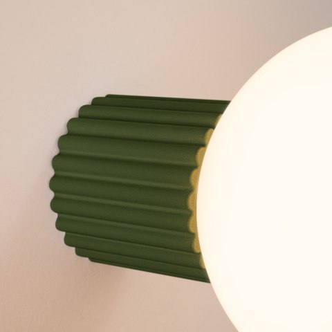 Sollux Lighting Kinkiet HALO zielony oliwkowy IP44