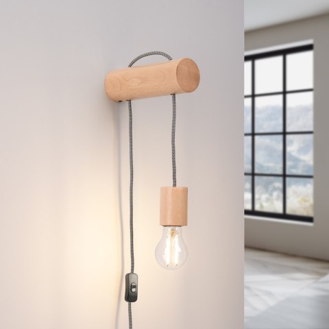 Sollux Lighting Kinkiet NIMBI E27 z włącznikiem