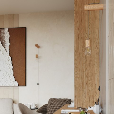 Sollux Lighting Kinkiet NIMBI E27 z włącznikiem