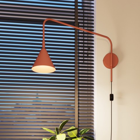 Sollux Lighting Kinkiet NOX ochra czerwona