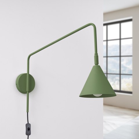 Sollux Lighting Kinkiet NOX zielona oliwka